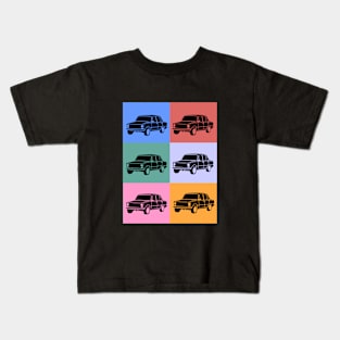 Black car vintage Kids T-Shirt